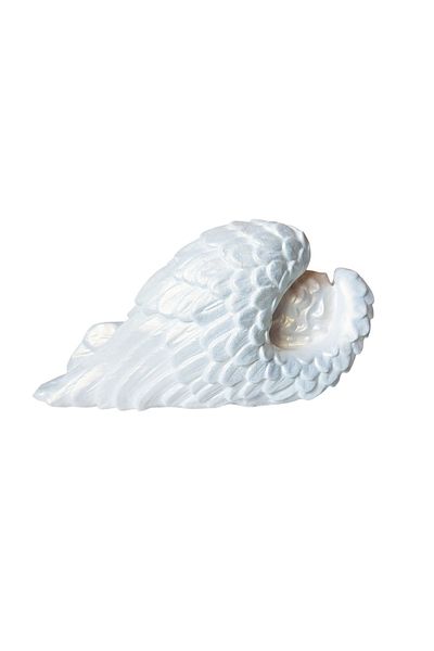 BV Decorative statuette, Angel, Pearl white, 30 cm, DV005