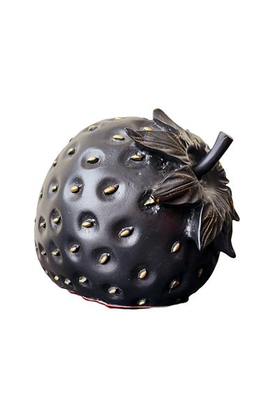 BV Decorative statuette, Strawberry, Black, 24 cm, DVUG10N