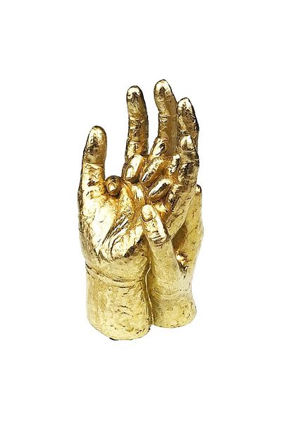 BV Decorative statuette Joined Hands, He and She, Gold, 25 cm, 1188H