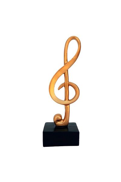BV Statuette, in the shape of a musical note, 18 cm, 1556G