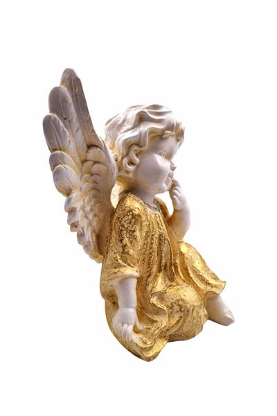 BV Decorative statuette, Angel, Gold, 24 cm, DVSAA032ZT