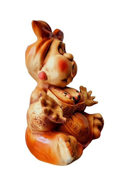 BV Decorative statuette, Baba, Orange, 33 cm, DVSG2013