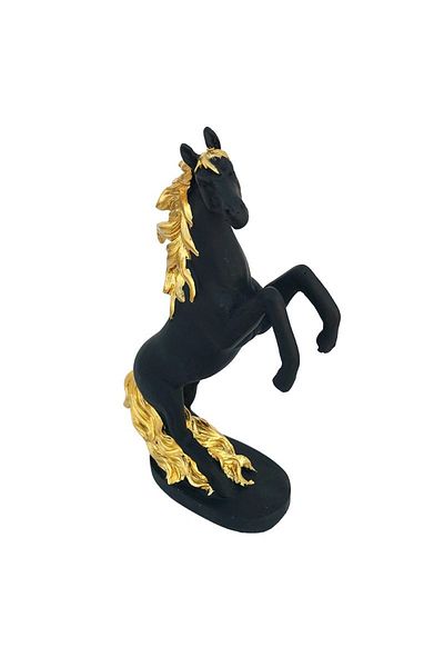 BV Decorative statuette Horse, Black, 20 cm, 214H-1
