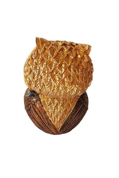 BV Decorative statuette, Owl, Gold, 9 cm, GA19755A