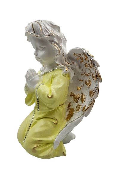 BV Decorative statuette, Angel, Yellow, 33 cm, DV87-5S