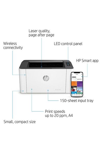 HP Laser 107w Printer