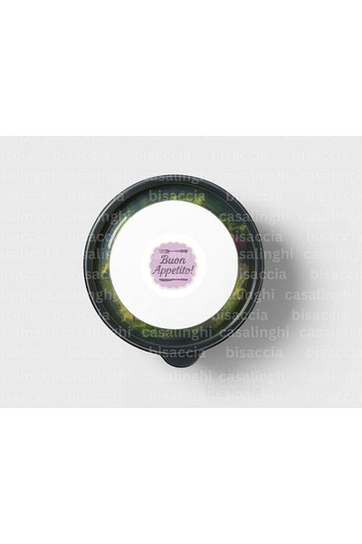 CASALINGHI Italian Buon Appetito Sticker Buon Appetito Sticker Food Pasta Coffee Dessert 4 cm (90 Pieces)
