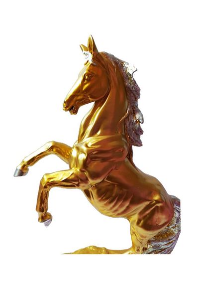 BV Horse Statuette, Gold, 35 cm, TZ543A
