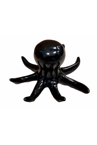 BV Decorative statuette, Octopus, Black, 12 cm, DV027CN