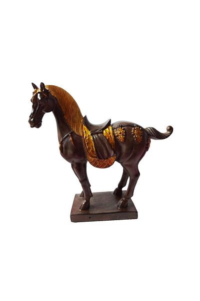 BV Horse Statuette, Brown, 28 cm, TT9052
