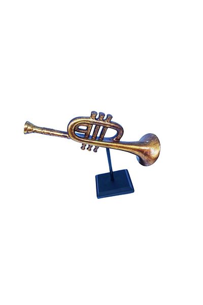 BV Statuette, Musical Instrument, Trumpet, 20 cm, 1088XD