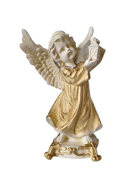 BV Decorative statuette, Angel, Gold, 38 cm, DVSAA062ZT
