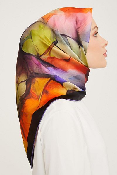 Armine Twill Silk Scarf 9014-31t