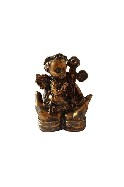 BV Decorative statuette Angel, Brown, 21 cm, 432Y