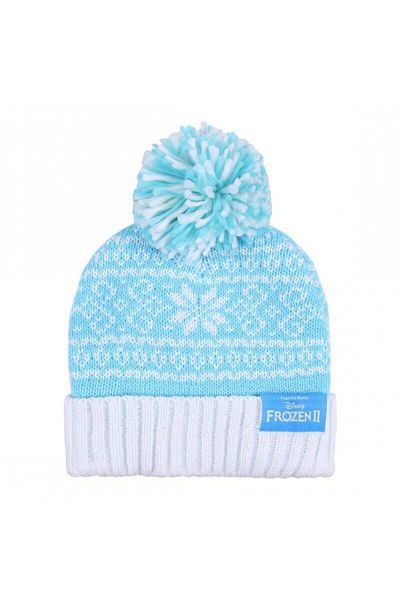 Frozen 2 Căciuli Beanie – Anna și Elsa Fulg de Nea cu Pompon, Albastru