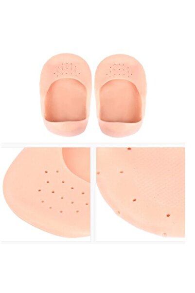 Bunyon 39-42 Erkek Topuk Çatlağı Çorabı Silikon Patik Çorap Ölü Deri Atma Ayak Bakımı Peeling Ayak Maskesi