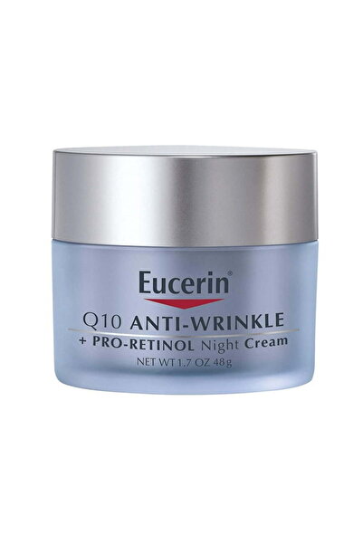 Eucerin كريم Q10 الليلي المضاد للتجاعيد ومضاد لشبكية العين - 1.7 أونصة
