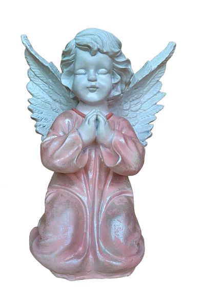 BV Decorative statuette, Angel, Pink, 35 cm, DVAN0024-11P