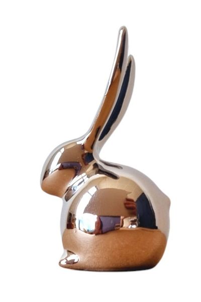 BV Decorative statuette, Bunny, Silver, 8 cm, DV02704AG