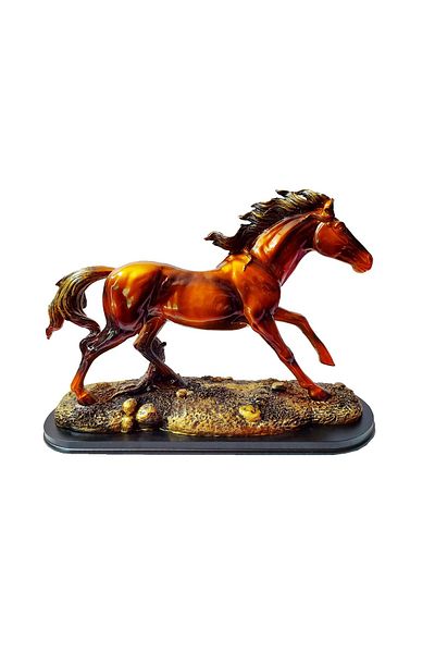 BV Horse Statuette, Brown, 42 cm, YY884