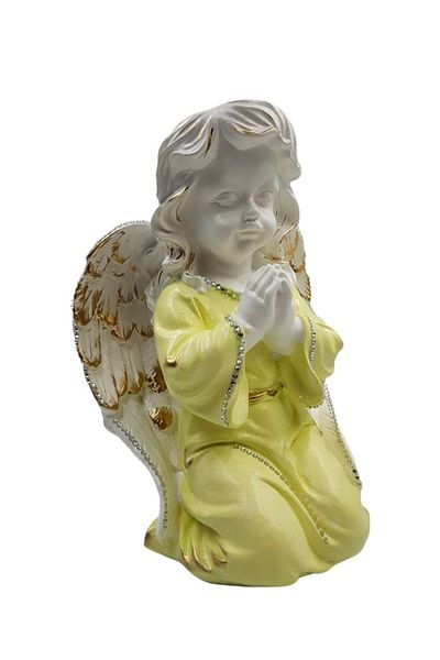 BV Decorative statuette, Angel, Yellow, 33 cm, DV87-5S
