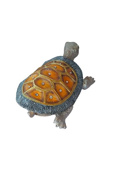 BV Decorative statuette, Frog, Silver, 16 cm, XD28154