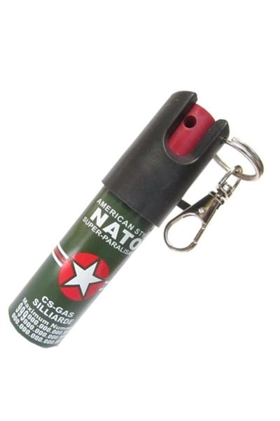 Nato Spray paralizant NATO, tip breloc, propulsie jet, 20 ml