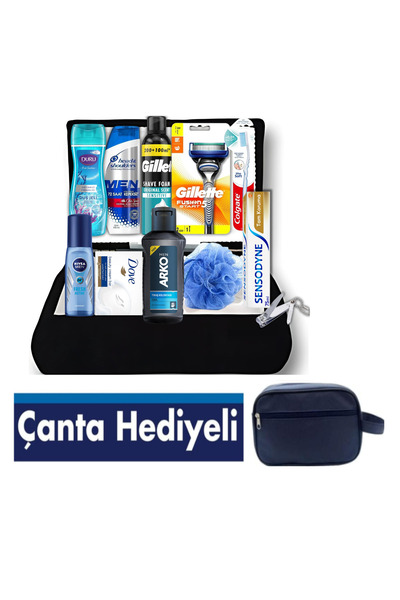 Gillette Damat Sandığı Çantalı Hediyelik Erkek Bakım Seti – 13 Parça-tam Boy ...