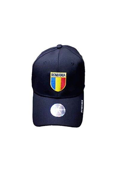 colen Șapcă cu logo-ul și textul România brodate, neagră, mărime universală