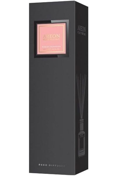 Areon Home Perfume Reed Diffuser 150 ml Premium 10 Rattan Reeds - Peony Blossom