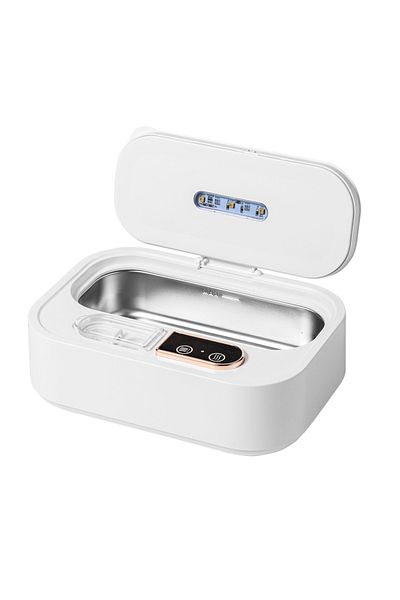 LUDORA Ultrasonic Cleaner, UV Function, Stainless Steel, Cleaning, Sterilization and Disinfection Modes