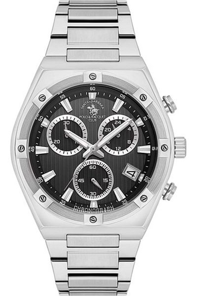 Santa Barbara Polo & Racquet Club Sb.1.10583-1 Men's Watch