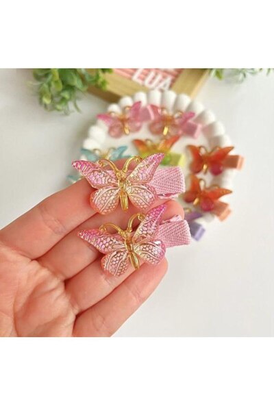 Shiklik MODA أضف الفرح إلى شعر الأطفال مع مشبك الفراشة اللطيف