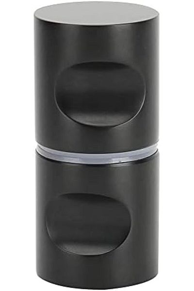 Generic Shower Door Handle, Electrophoresis Black Single Hole Door Pull Glass Door Pull, for Office Bathroom