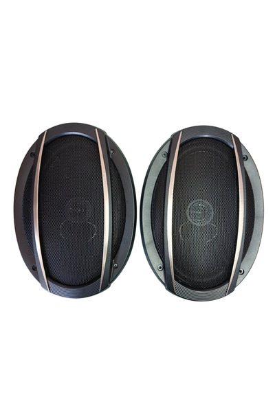 DESTAN MÜZİK Çift Oval Oto Hoparlör Tweeter'lı 6x9 (16,5x23,3cm) 4 Ohm 300 Watt