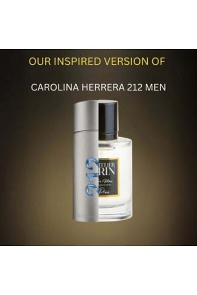 LATELİER ERİN Apa de parfum L’Atelier ERIN M25, 50 ml, pentru bărbați, inspirat din C H 212 Men