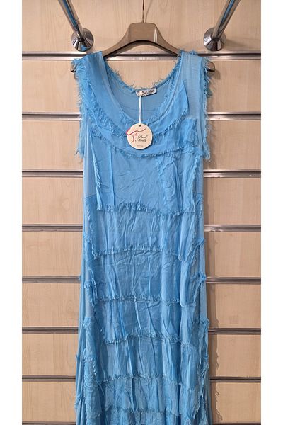 Park Moda Rochie italiană din mătase stratificată