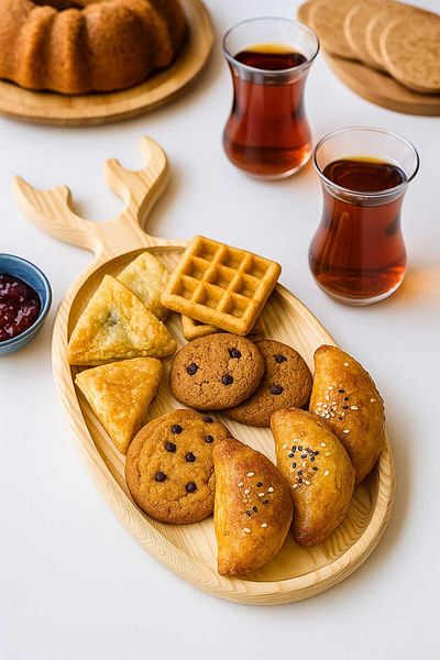 Pembishayatlar Oval Hollow Presentation Board with Beech Deer Theme
