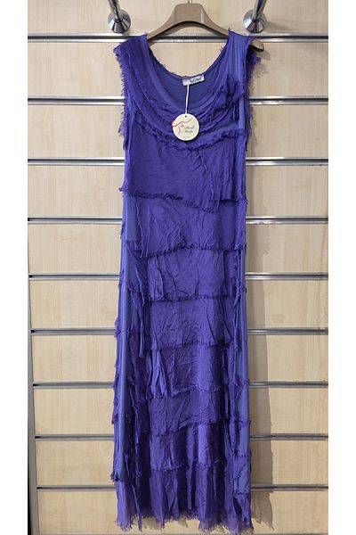 Park Moda Rochie italiană din mătase stratificată