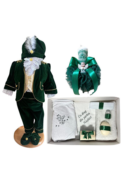 Botez Set botez Royal – verde (catifea)