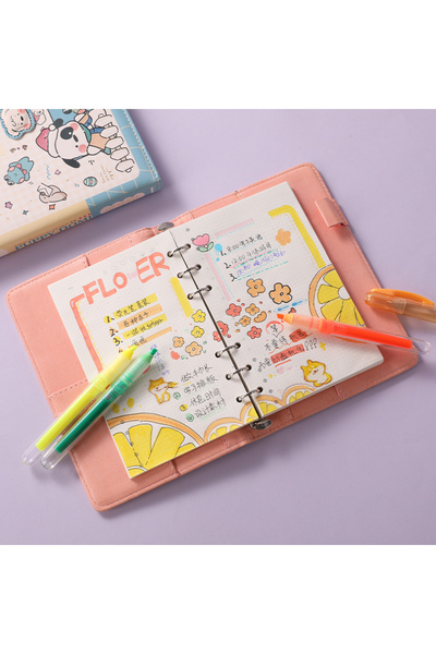 Deli EU300 Liquid Ink Highlighters 1–3.5mm, 6 Colors – ideal for study and color coding