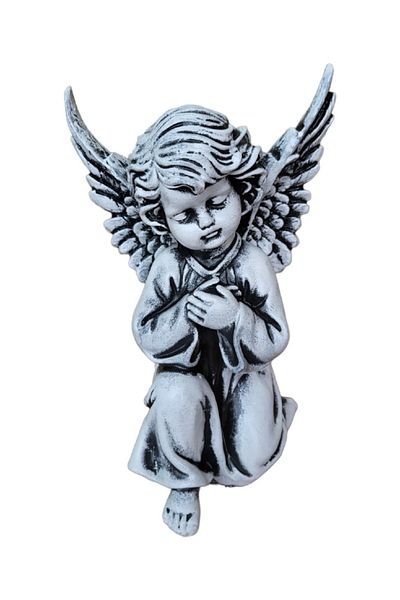 BV Decorative statuette, Angel, Gray, 30 cm, DVAN0705-7P