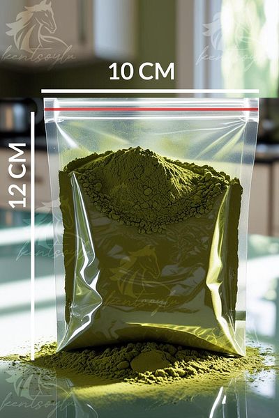 Kentsoylu Ziplock Bag Clear Sachet for Henna Cookie Spice Nuts Treats 10X12 cm – Pack of 100