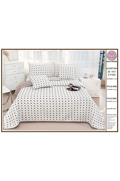 FIONNA.RO 5 Piece Quilt 2 Girls Cotton