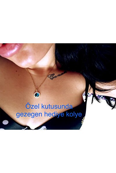 DORA-SS قلادة كوكب هدية في صندوق مخصص من الفولاذ المقاوم للصدأ