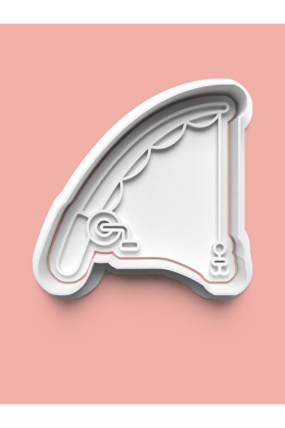 AKTASTORE قالب بسكويت صنارة الصيد وقالب عجينة السكر