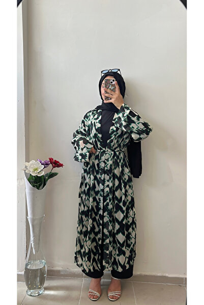 DİLEKBUTİK πράσινο pareo beach kimono hijab κιμονό