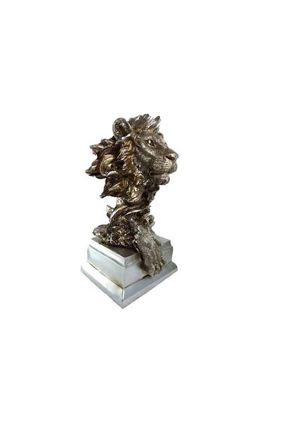 BV Lion head statue, 30 cm, TD912D-G