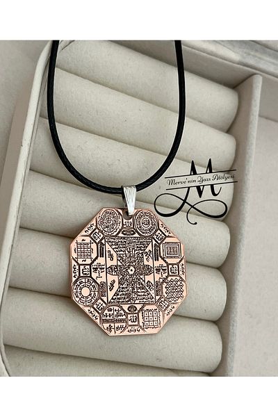 MerveninYaziAtolyesi Strengthened Belkıs Talisman Necklace