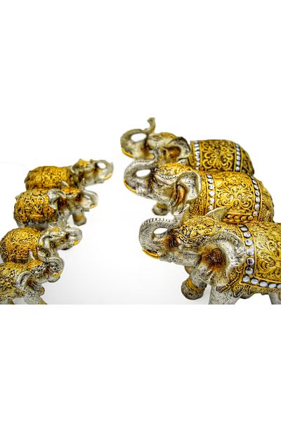 BV Decorative set 7 elephants, 2LF